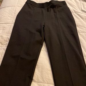 Black stretch pants w back pocket size small